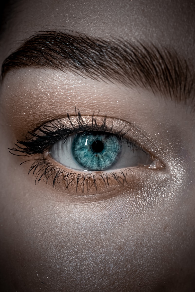 een close up van iemand